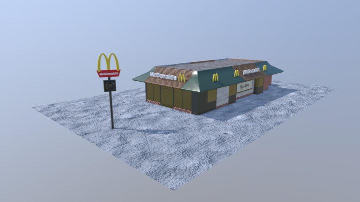 McDonald's (Cities Skylines II) 3D Model