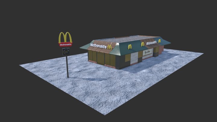McDonald's (Cities Skylines II) 3D Model