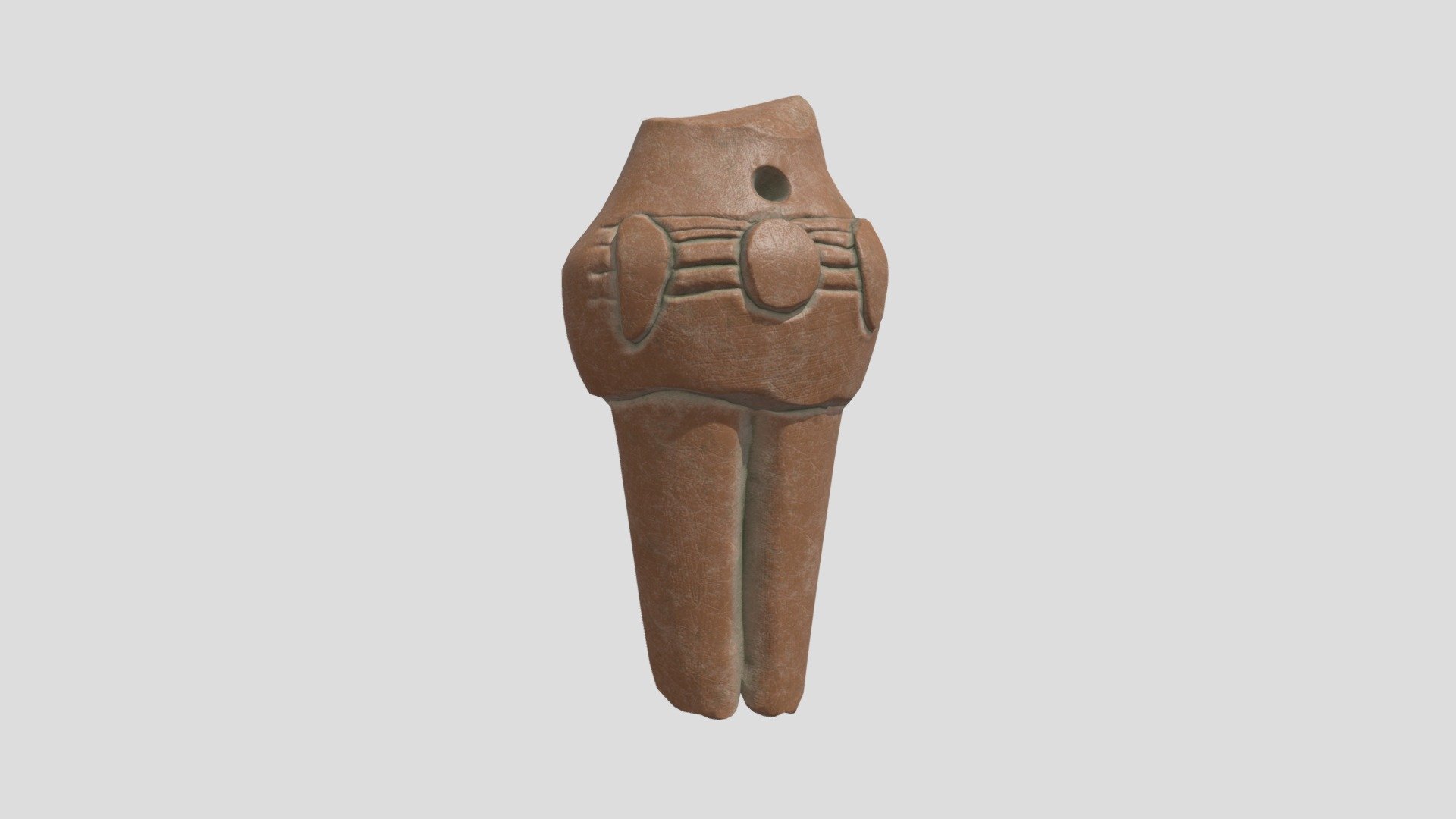 Female Figurine with Skirt from Harappa 3D model by Lomri [7c808d9