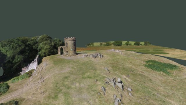 Old John, Bradgate Park- using quadcopter images 3D Model