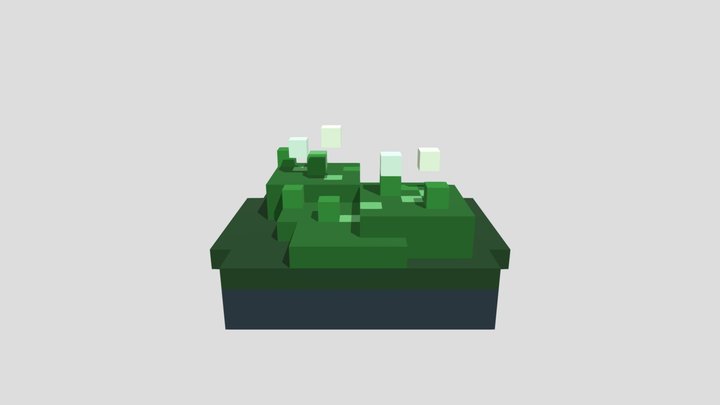 Luminous Moss - Voxel 32x32 (Animated) – Modèle 3D gratuit STL