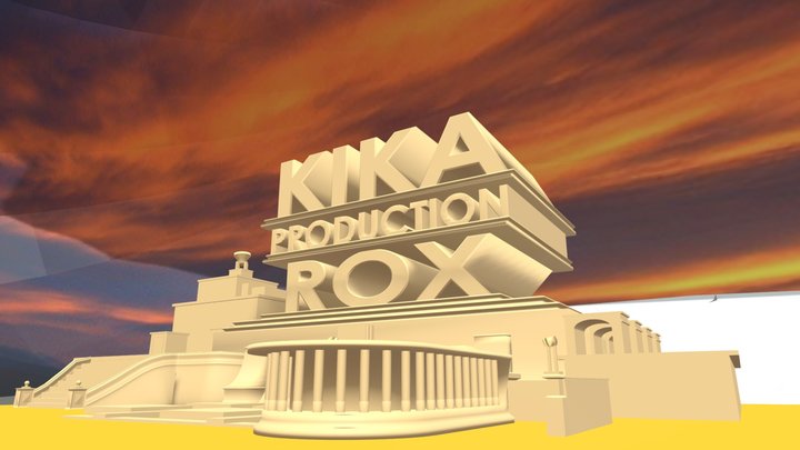 Kika Production Rox (20th Century Fox Style) Log 3D Model