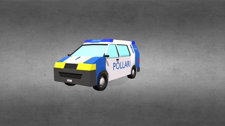 Police car 3D Model