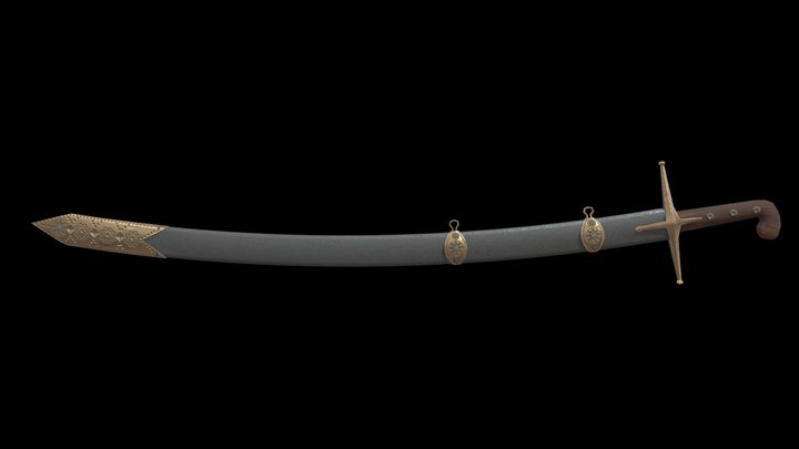 Arabic sword 3D Model