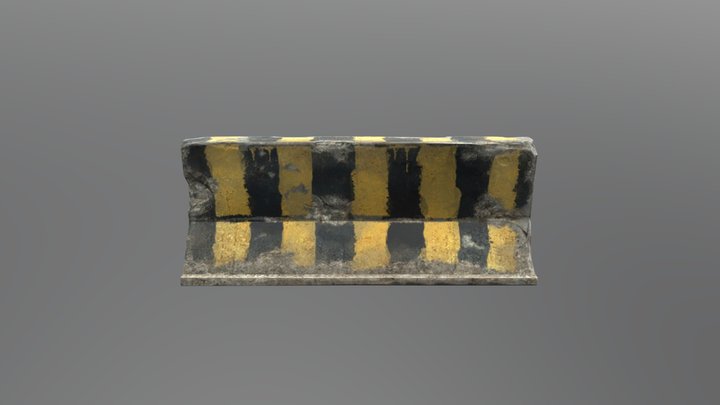 concretebarrier 3D Model