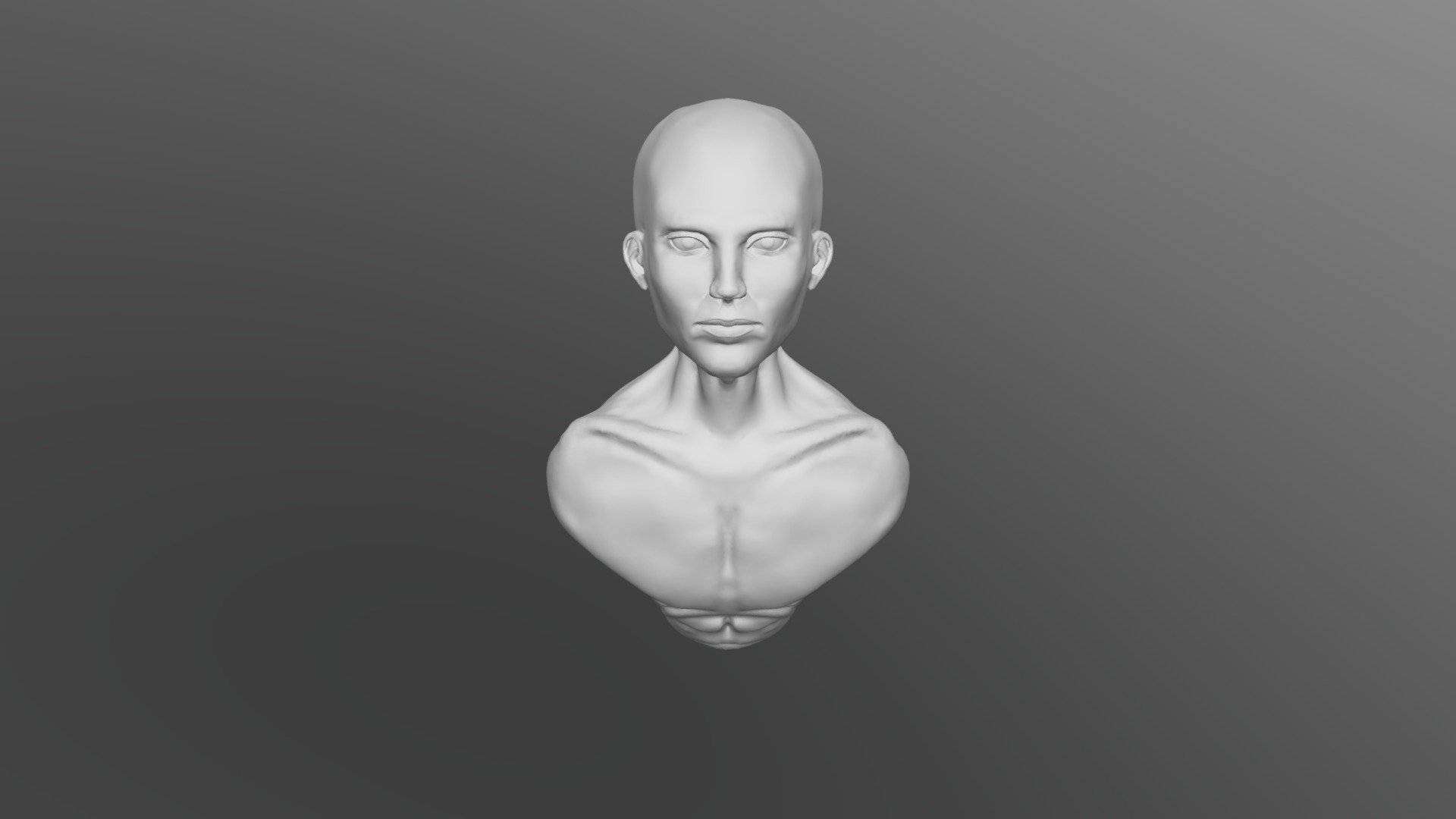 Man Head Sculpt - 3d Model By Bahtiyar [7c82a8f] - Sketchfab