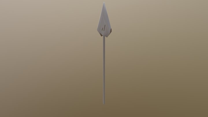 Undyne's spear 3D Model
