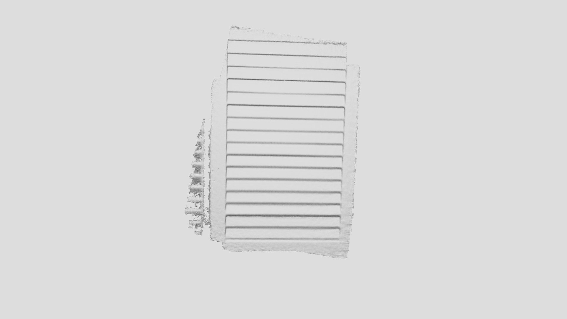 closed shutters — Sketchfab embed 3D viewer