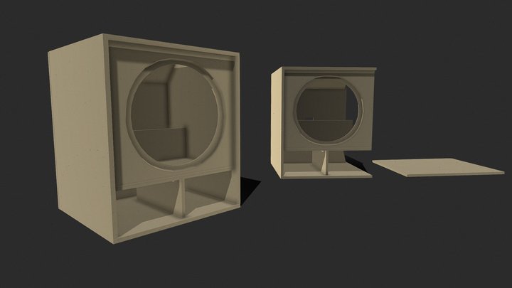 J-BIN Subwoofer Speaker - THAI 3D Model