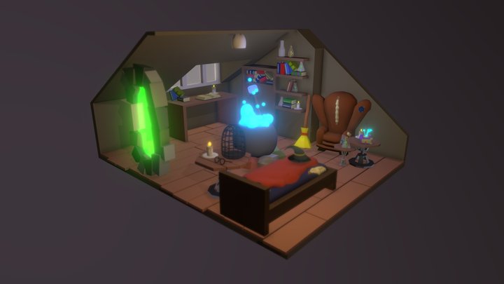 Wizard Room 3D Model