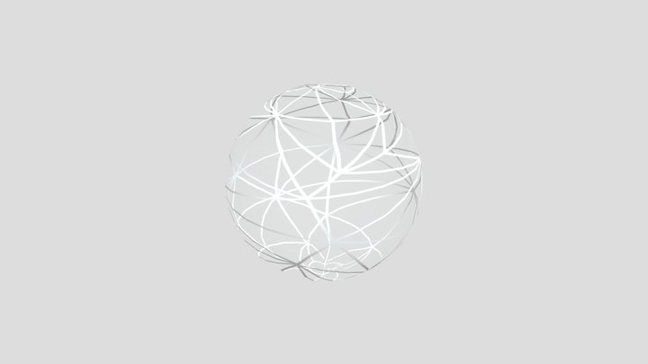 Sphere Textured 3 3D Model