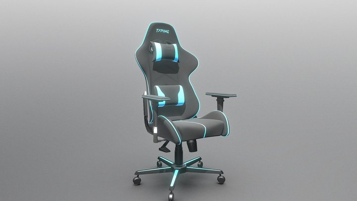Gameready Gaming Chair 3D Model