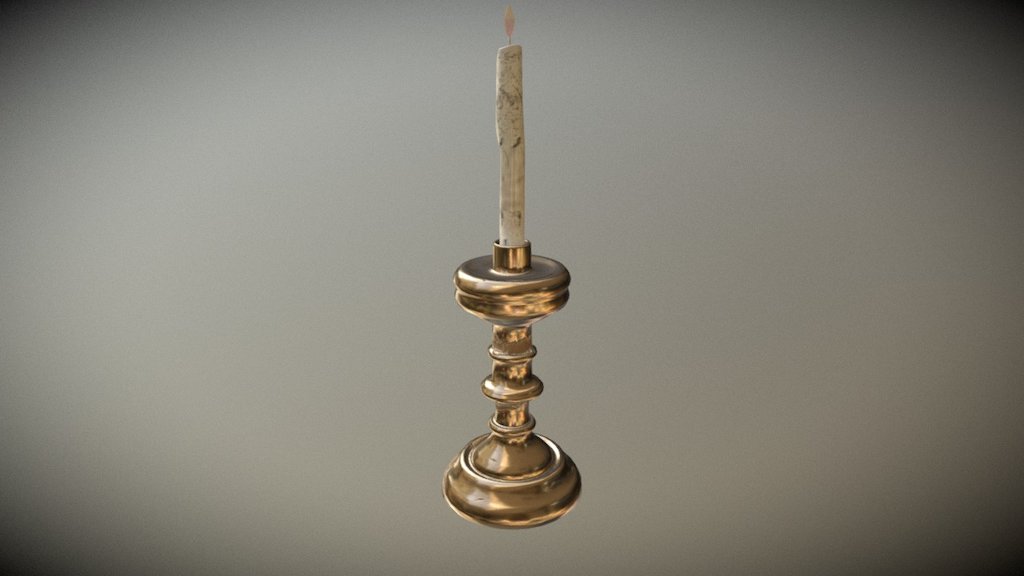 Candlestick - 3D model by KovalRoman [7c87011] - Sketchfab