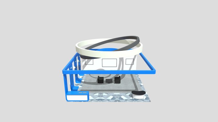 C_Booth_low 3D Model