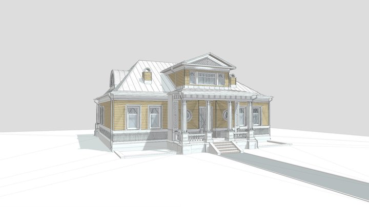 Усадьба "Кротость" 3D Model