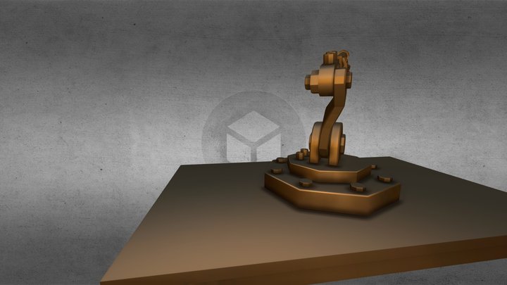 3D Robot Arm 3D Model