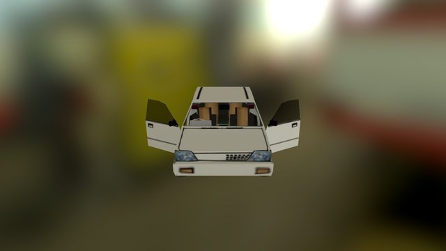 Mehran Car 3D Model