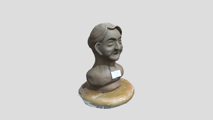 Grandma Statue 3D Model