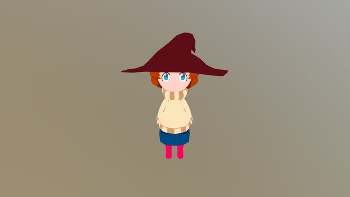 Witch 3D Model