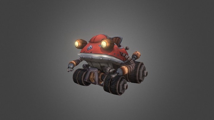 Locomobile 3D Model