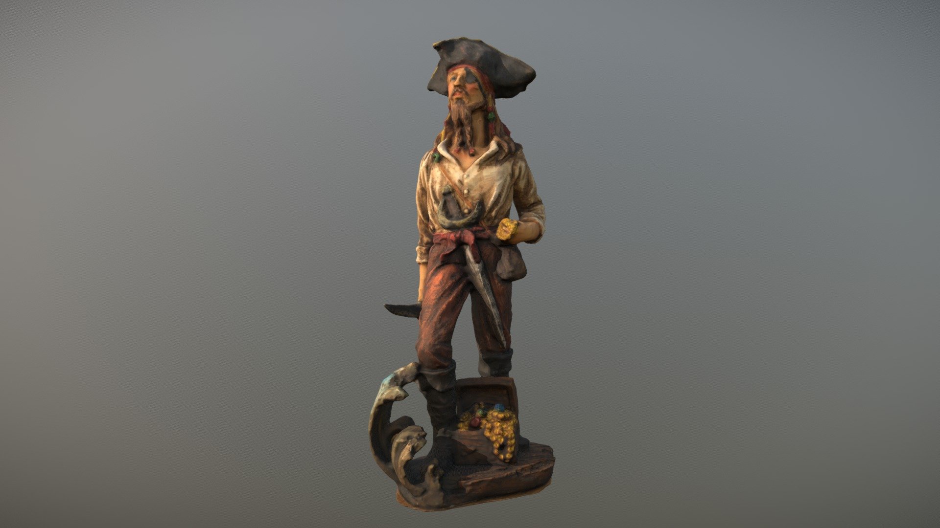 Pirate Statue 2