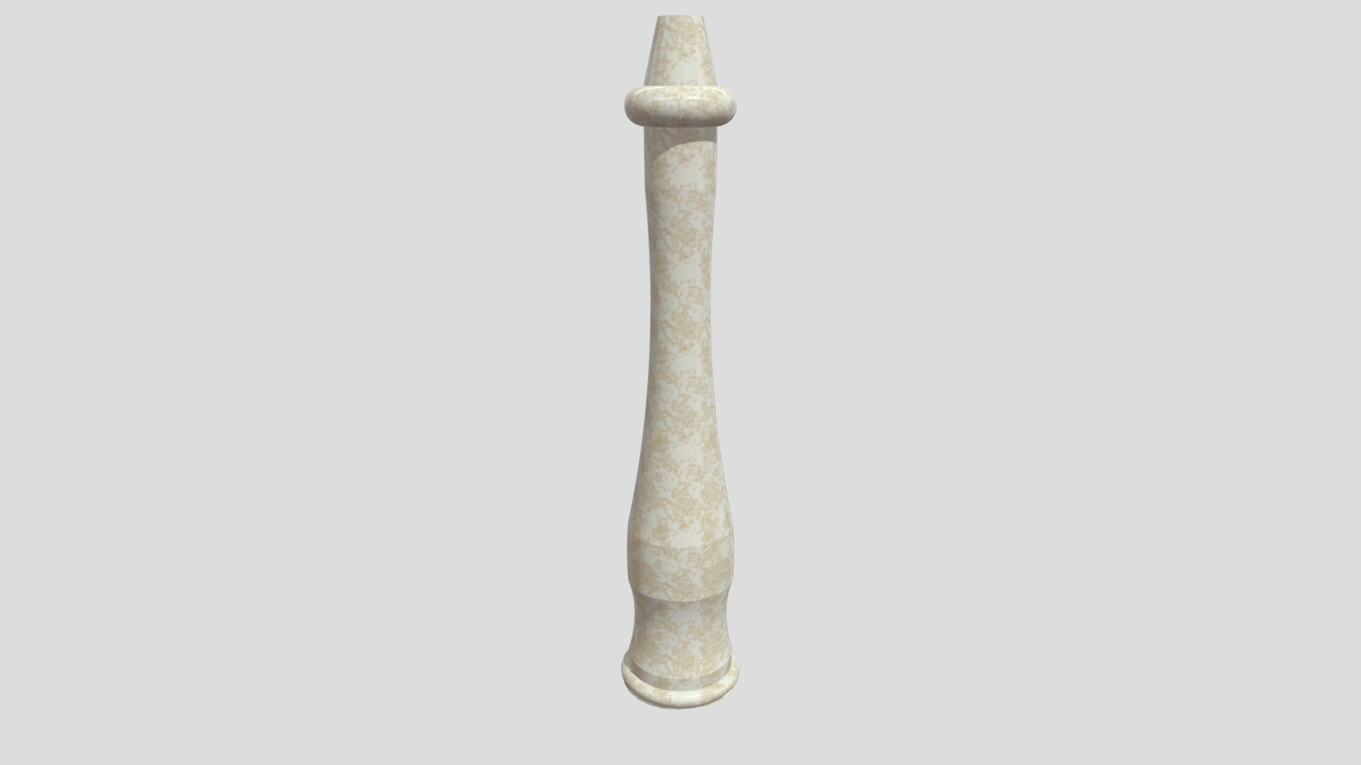 Temple/Palace Pillar White Marble