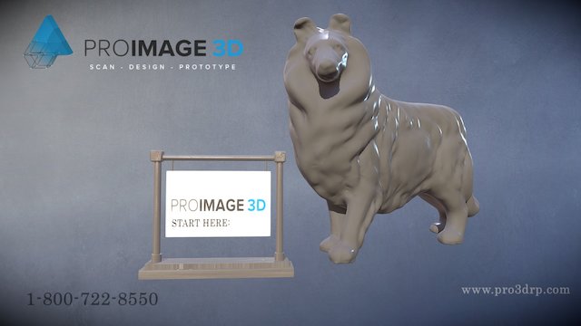 Dog Figurine Scan 3D Model