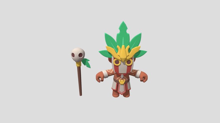 Shaman 3D Model