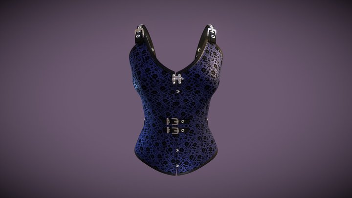 Medieval Corset 001 3D Model