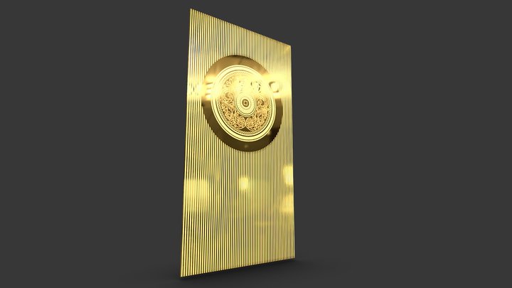 Designer steel sheets 3D Model