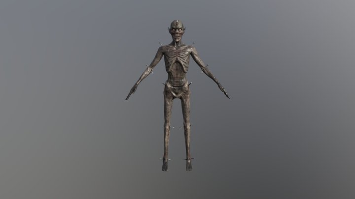 Bonewalker 3D Model