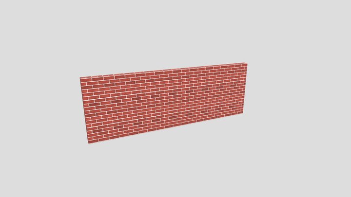 Wall Low Poly 3D Model