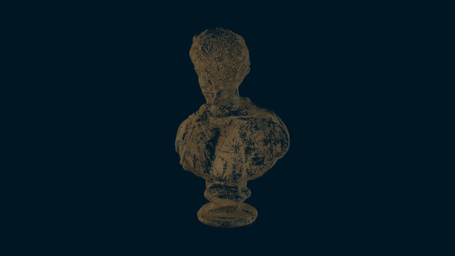 [Buste] Première acquisition : nuage clairsemé 3D Model