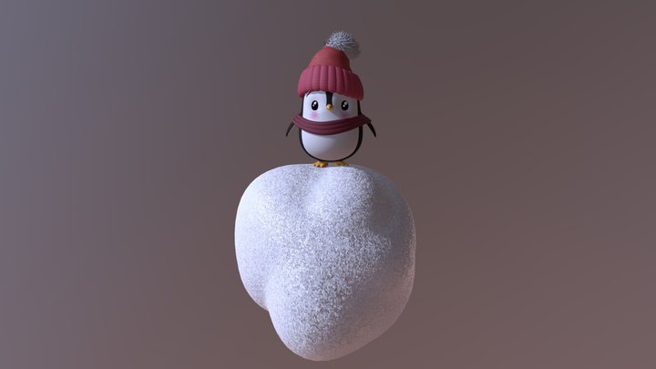 Pingüino 3D Model