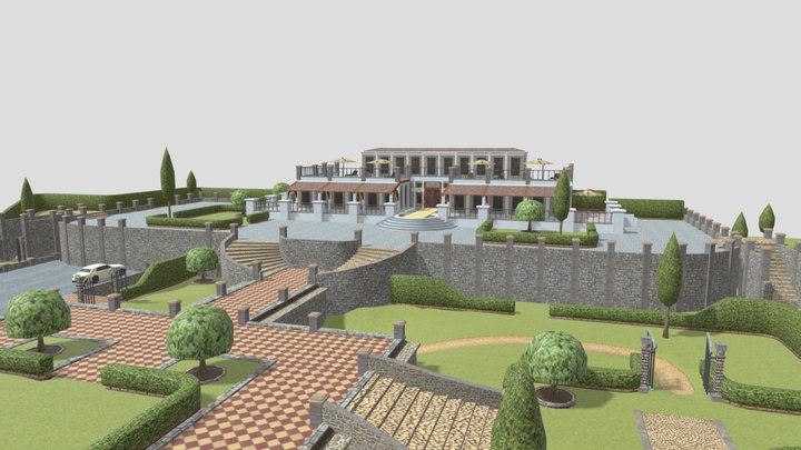 Mansion Map - Unlimited Gun For Hire 3D Model