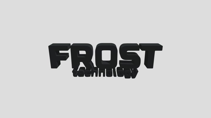 Frost Technology Logo 3D Model