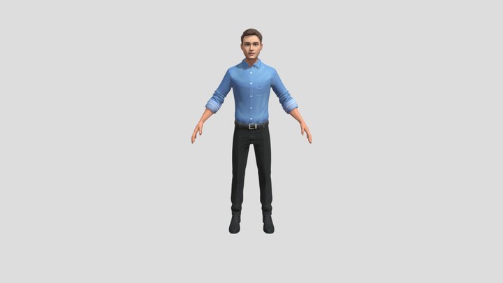 Steve Rogers (Captain America) 3D Model