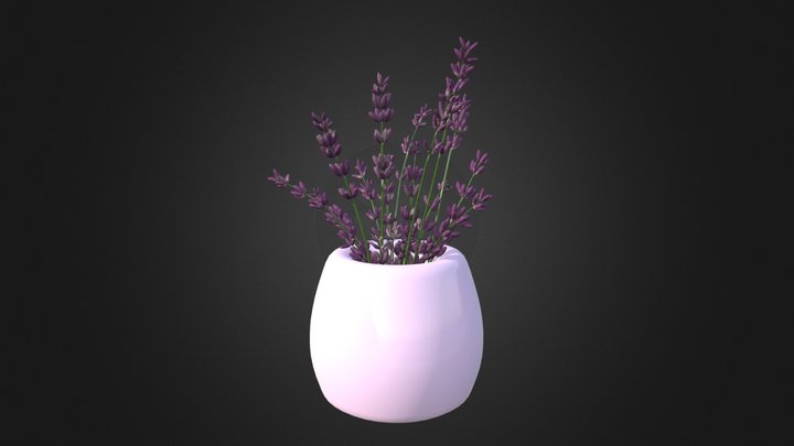 lavender_vase 3D Model