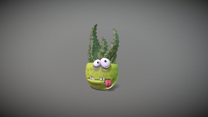 Monster Planter for 3D print 3D Model