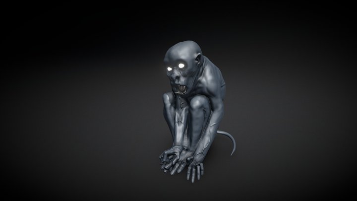 Ghost Monkey 3D Model