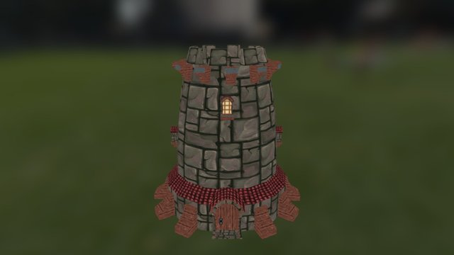 Torre Carvan_Medieval 3D Model