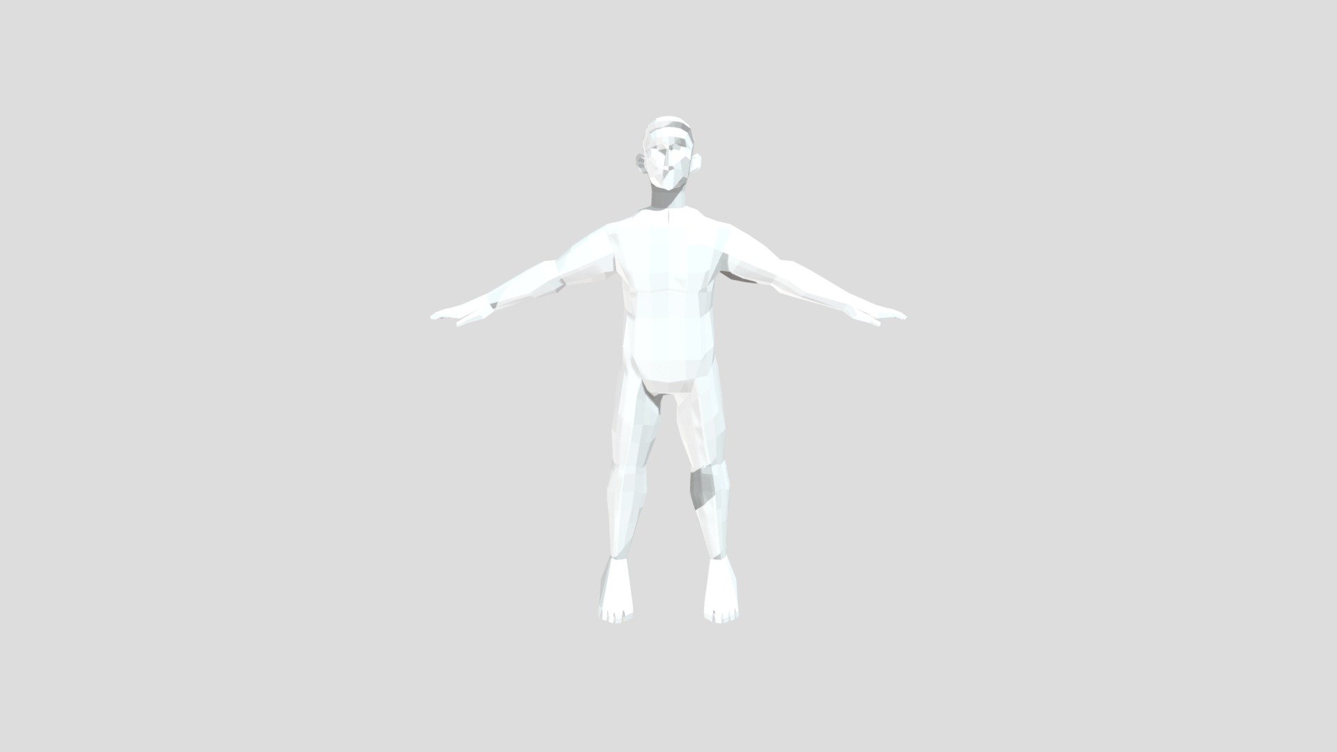 Low Poly Man Base