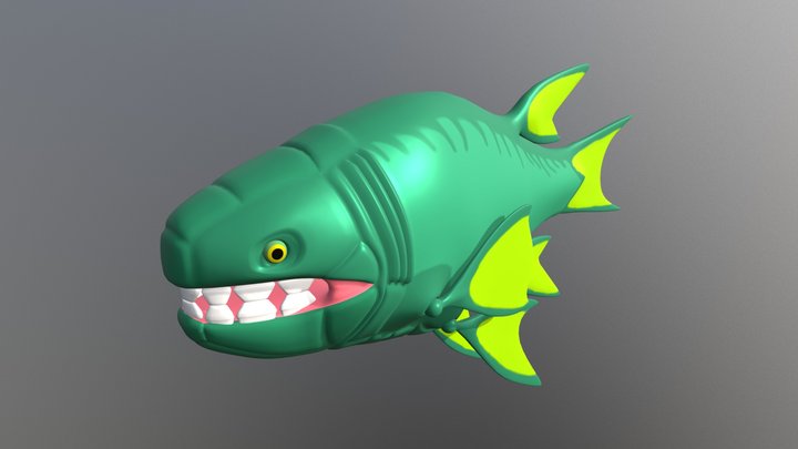 Sklirodon Recolored 3D Model