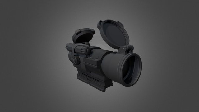 Aimpoint Optics Pro 3D Model
