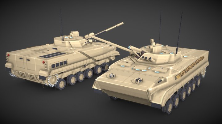 BMP-3 3D Model