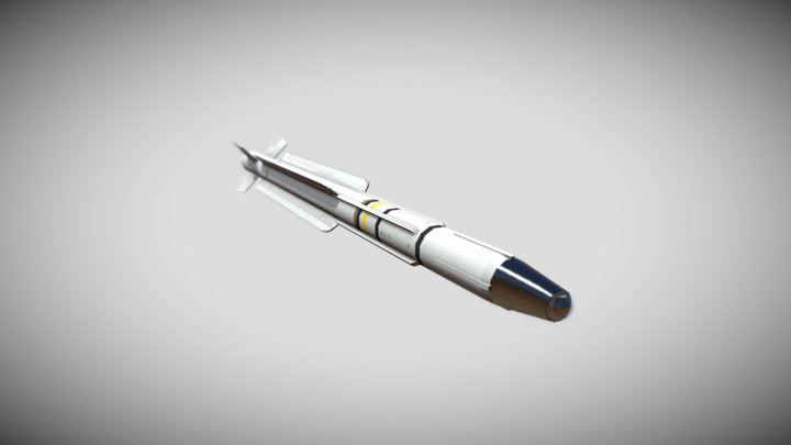 MBDA MICA IR - Infrared missile 3D Model