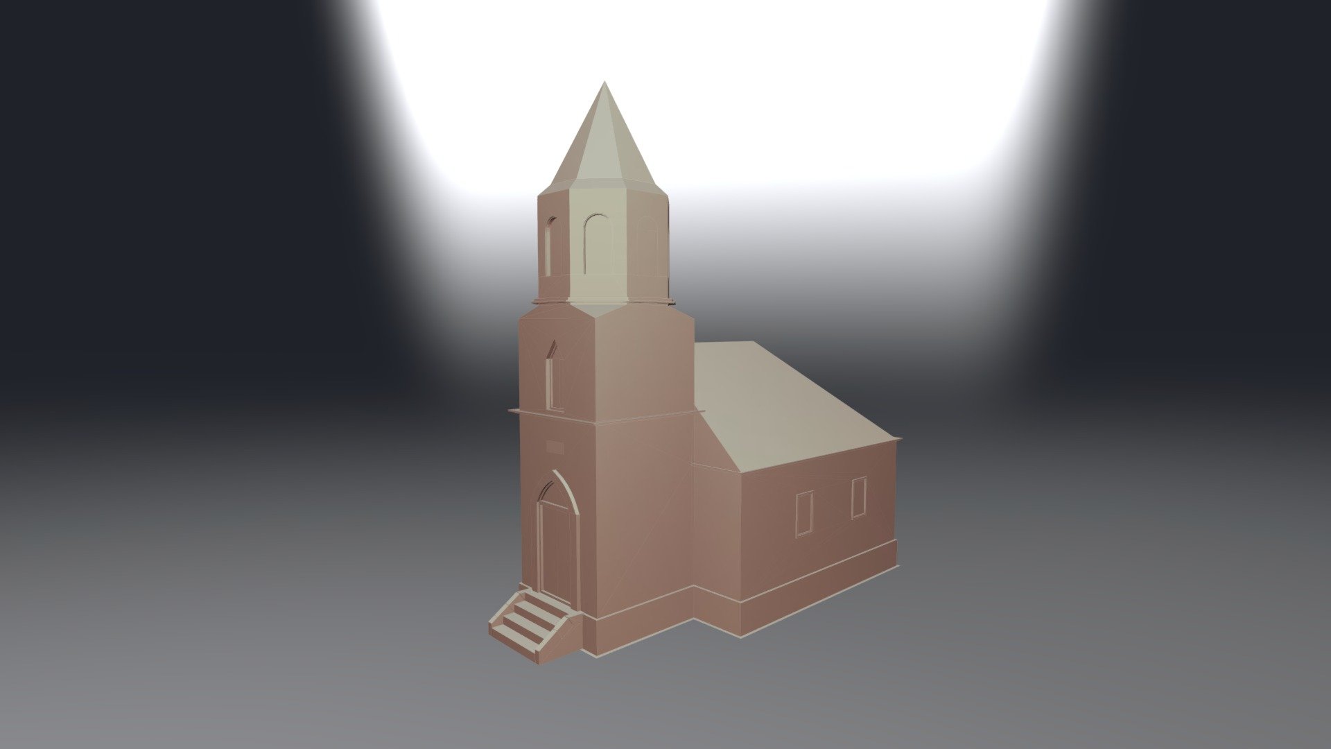 Evangélikus templom - 3D model by irma [7c97924] - Sketchfab