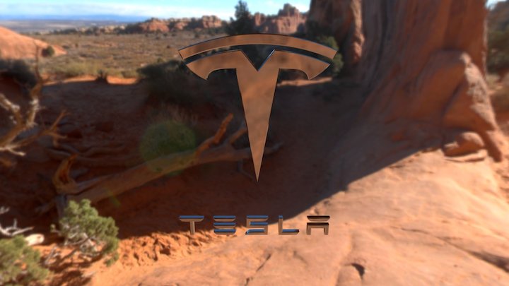 Tesla Logo 3D Model
