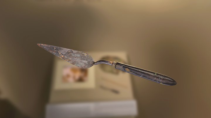 Thomas Moran’s Palette Knife - VT 3D Model