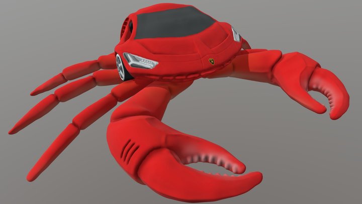 Yengeç Lamborghini / Crab Lamborghini 3D Model
